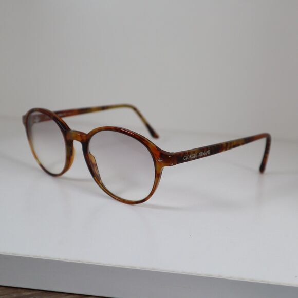 Giorgio Armani AR7004 5191 Tortoise Brown Round Eyeglasses Frames 51-19-145mm - Picture 1 of 11